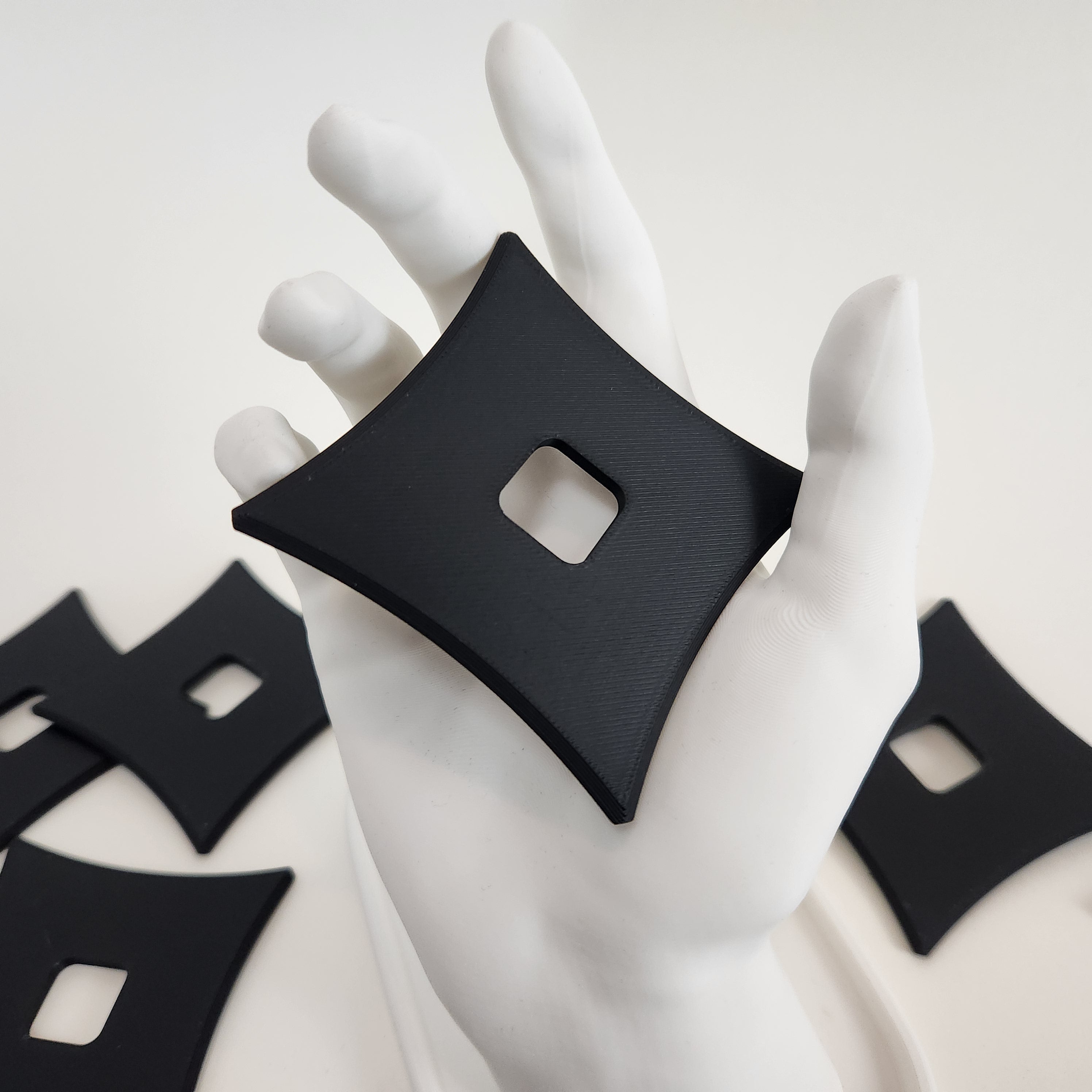 Plastic Senban Shuriken (set of 9)